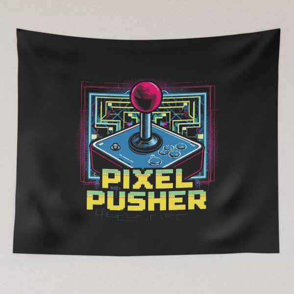 Item preview, Pixel Pusher Retro Arcade designed and sold by Zakrytos ★★★★★.