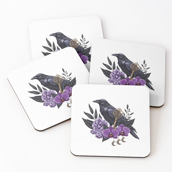 Item preview, Raven Amethyst Key Gift designed and sold by IllumeInk.