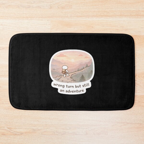 Item preview, Wrong Turn Still Adventure Cute Hiking Sticker Travel Motivation designed and sold by FestivityFinds.