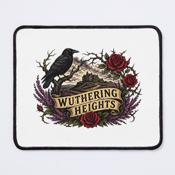 Item preview, Wuthering Heights Vintage Banner Raven And Roses designed and sold by Fenay Designs.