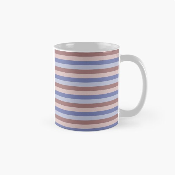 Item preview, Blue, reddish brown & pink horizontal lines designed and sold by Mint + Midnight.