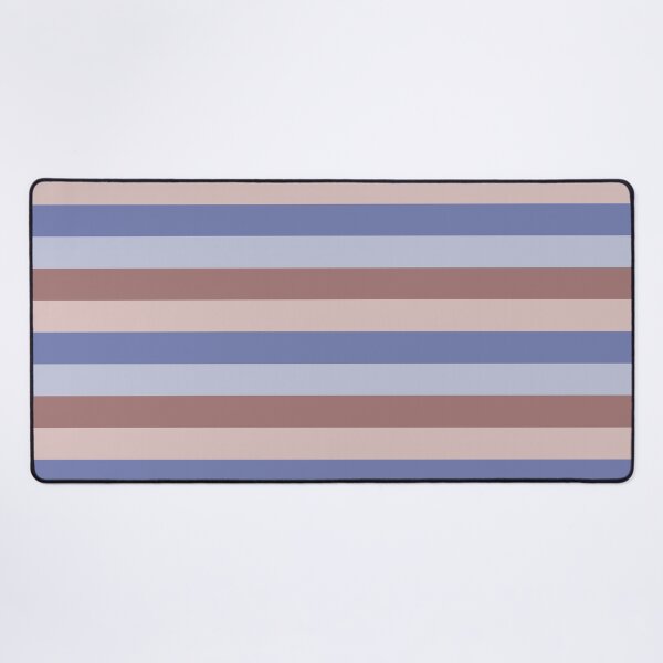 Item preview, Blue, reddish brown & pink horizontal lines designed and sold by Mint + Midnight.