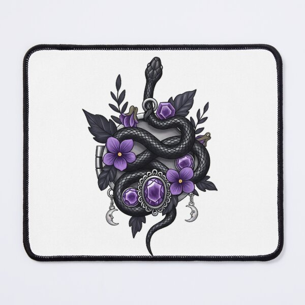 Item preview, Serpent Violet Locket Gift designed and sold by IllumeInk.