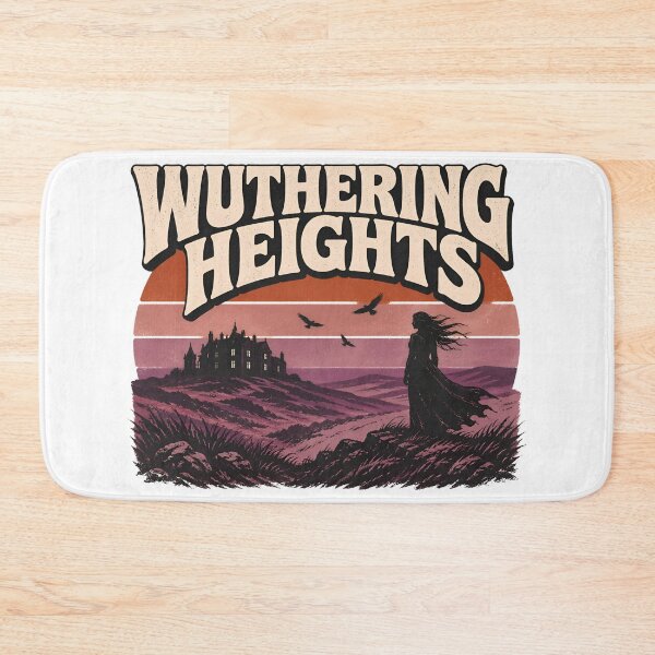 Item preview, Wuthering Heights Retro Sunset Gothic Manor Moors designed and sold by Fenay Designs.