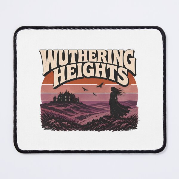 Item preview, Wuthering Heights Retro Sunset Gothic Manor Moors designed and sold by Fenay Designs.