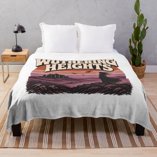 Item preview, Wuthering Heights Retro Sunset Gothic Manor Moors designed and sold by Fenay Designs.