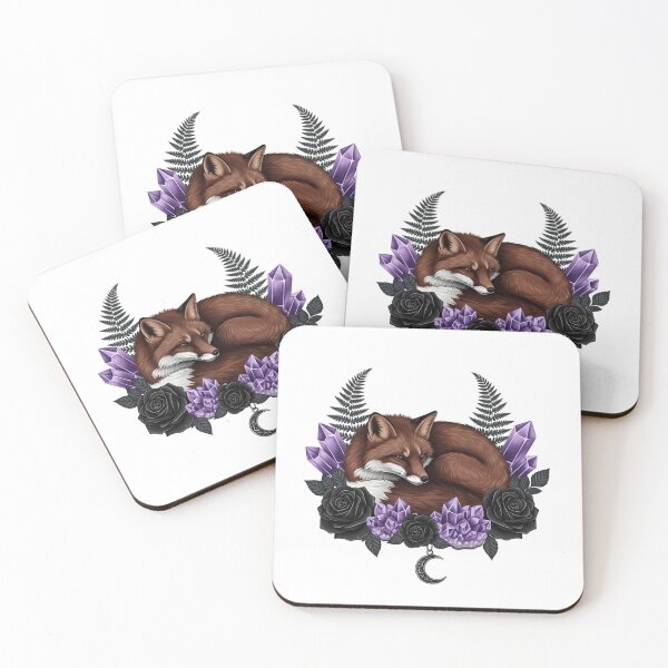 Item preview, Dark Fox Amethyst Gift designed and sold by IllumeInk.