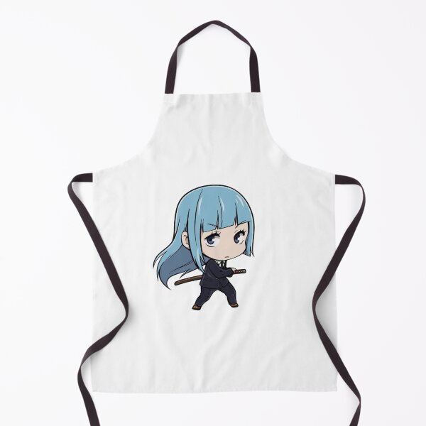Item preview, Blue Haired Weapon Girl Fighter Chibi designed and sold by LesageSecond.