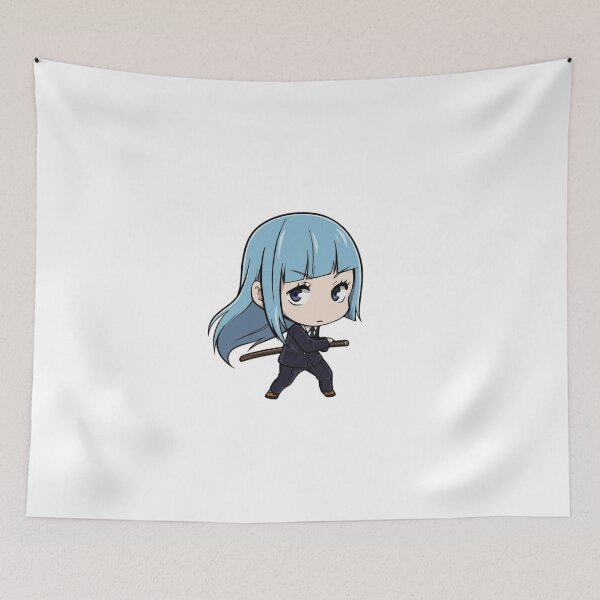 Item preview, Blue Haired Weapon Girl Fighter Chibi designed and sold by LesageSecond.