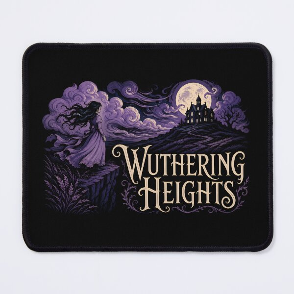 Item preview, Wuthering Heights Purple Night Sky Full Moon Gothic designed and sold by Fenay Designs.