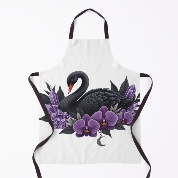 Item preview, Black Swan Orchid Moon Gift designed and sold by IllumeInk.