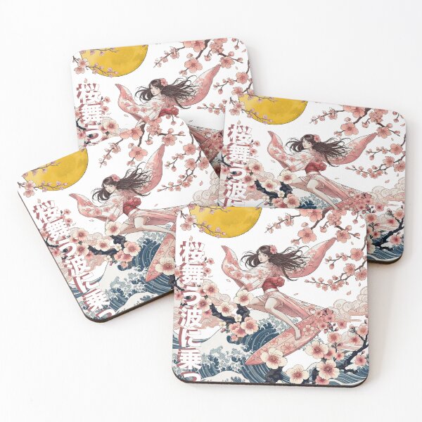 Item preview, Cherry Blossom Surf Beach  designed and sold by Everpop.