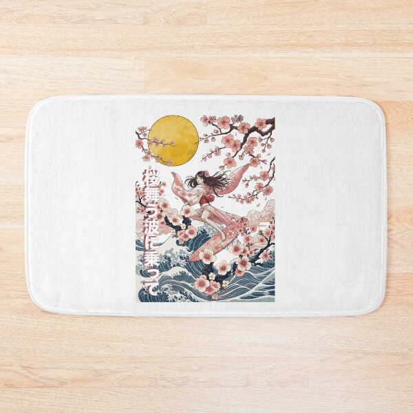 Item preview, Cherry Blossom Surf Beach  designed and sold by Everpop.