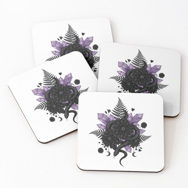 Item preview, Serpent Black Dahlia Gift designed and sold by IllumeInk.