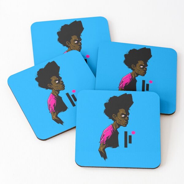 Item preview, Stylized Afropunk Portrait in Neon Pink designed and sold by CrypticDeed.
