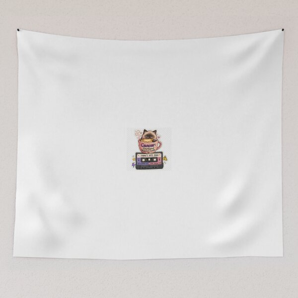 Item preview, Funny Cassette Sticker – “Today’s Hits 2024: Screaming Kids & Work Deadlines” designed and sold by SparkVault.
