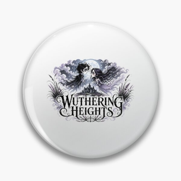 Item preview, Wuthering Heights Gothic Cartoon Heathcliff and Catherine designed and sold by Fenay Designs.