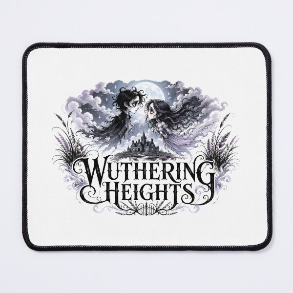 Item preview, Wuthering Heights Gothic Cartoon Heathcliff and Catherine designed and sold by Fenay Designs.