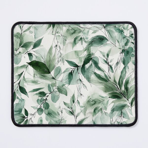 Item preview, Botanical Ink Wash Sage and Forest Canopy designed and sold by Nine Lives Studio.