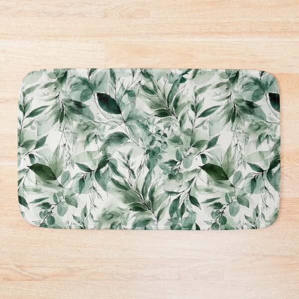 Item preview, Botanical Ink Wash Sage and Forest Canopy designed and sold by Nine Lives Studio.