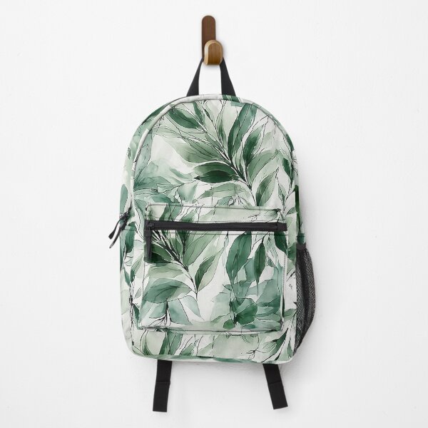 Item preview, Botanical Ink Wash Sage and Forest Canopy designed and sold by Nine Lives Studio.
