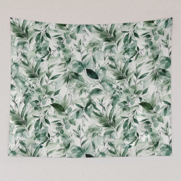 Item preview, Botanical Ink Wash Sage and Forest Canopy designed and sold by Nine Lives Studio.