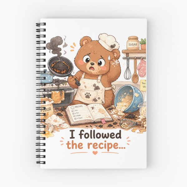 Item preview, Bear Cooking Disaster I Followed Recipe Moment designed and sold by Sadia  Jannat.
