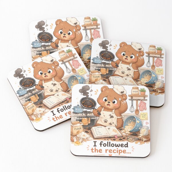 Item preview, Bear Cooking Disaster I Followed Recipe Moment designed and sold by Sadia  Jannat.