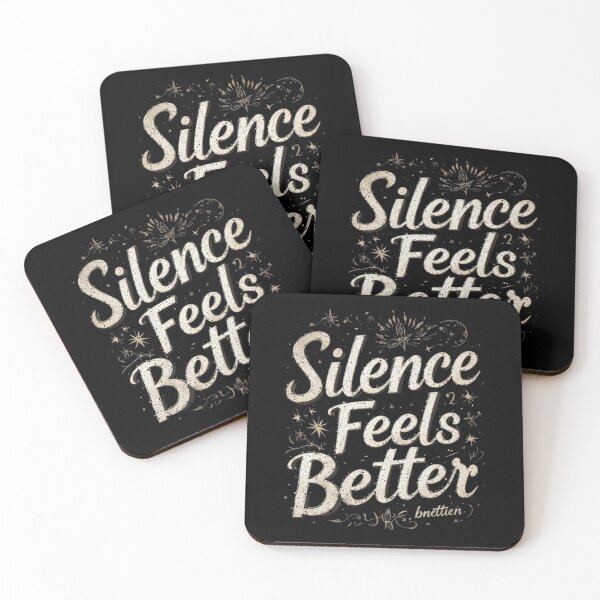 Item preview, Silence Feels Better: Peaceful Introvert & Quiet Art designed and sold by AGawas.