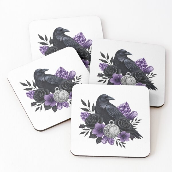 Item preview, Raven Moon Locket Gift designed and sold by IllumeInk.