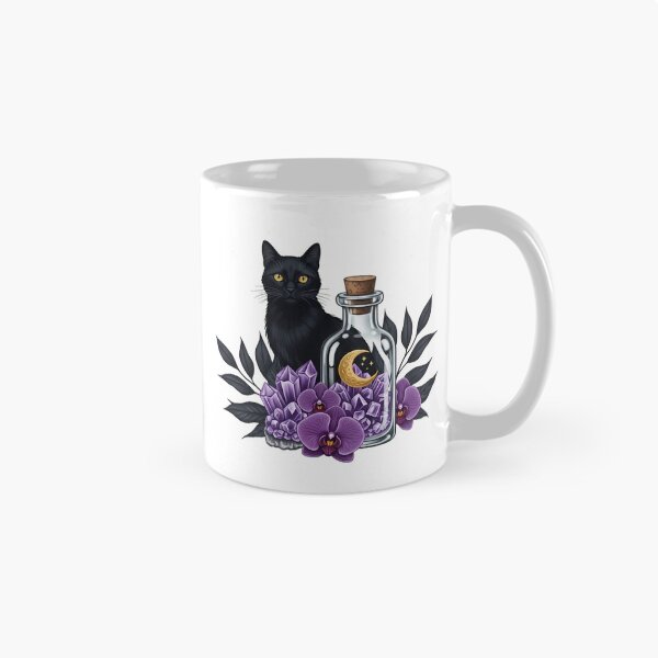 Item preview, Black Cat Potion Bottle Gift designed and sold by IllumeInk.