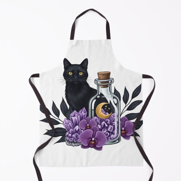Item preview, Black Cat Potion Bottle Gift designed and sold by IllumeInk.