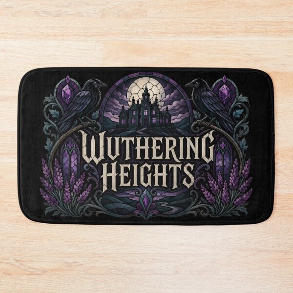 Item preview, Wuthering Heights Stained Glass Ravens Gothic Manor designed and sold by Fenay Designs.