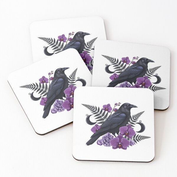 Item preview, Moonlit Crow Orchid Gift designed and sold by IllumeInk.