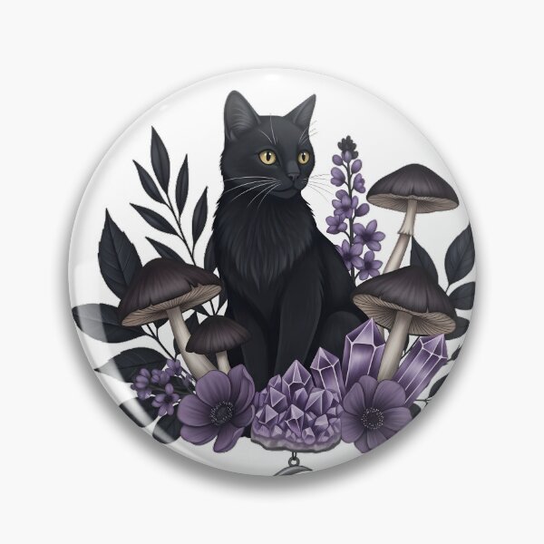 Item preview, Gothic Mushroom Cat Gift designed and sold by IllumeInk.