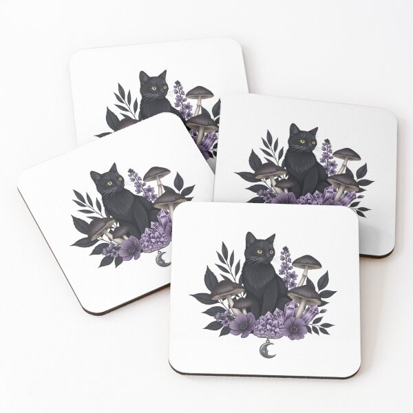 Item preview, Gothic Mushroom Cat Gift designed and sold by IllumeInk.
