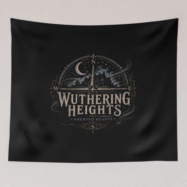 Item preview, Wuthering Heights Haunted Hearts Vintage Compass Gothic designed and sold by Fenay Designs.