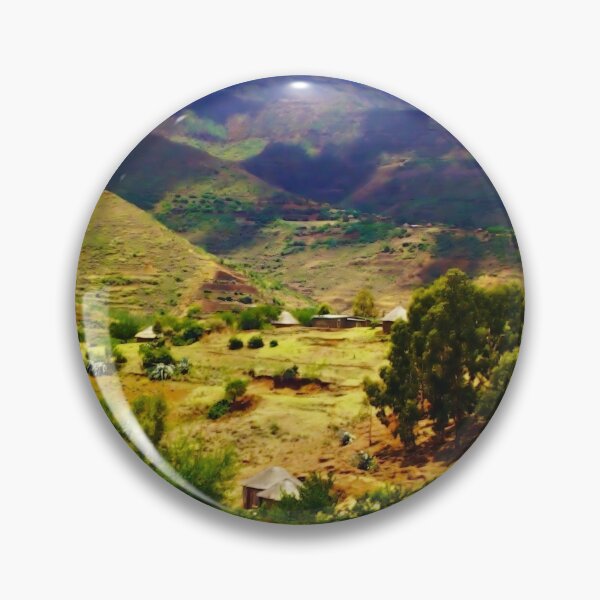 Item preview, Settlement in the Lesotho Highlands  designed and sold by JaneFlowersAfrica.