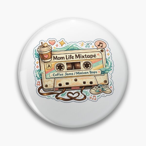 Item preview, Mom Life Mixtape – Retro Tape Coffee Jams & Minivan Bops Design designed and sold by SparkVault.