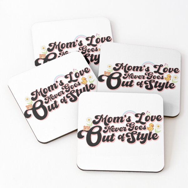 Item preview, Mom’s Love Never Goes Out of Style Cute Retro Kawaii Mother’s Day designed and sold by happytulipco.
