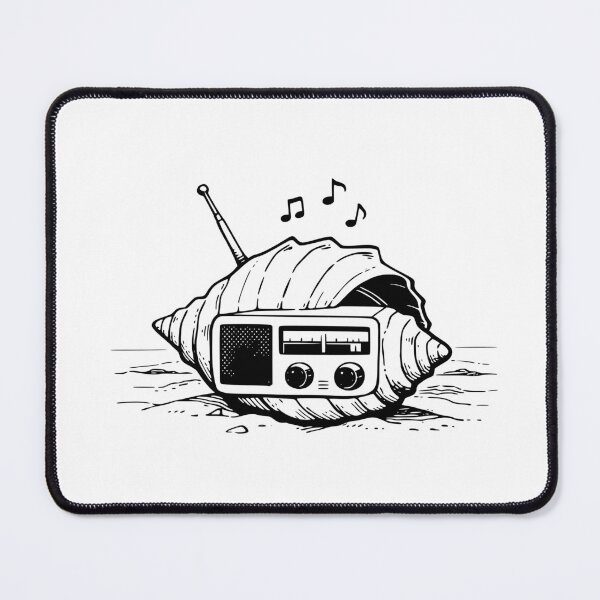 Item preview, Seashell Radio Waves designed and sold by YV Designs & Stuff.