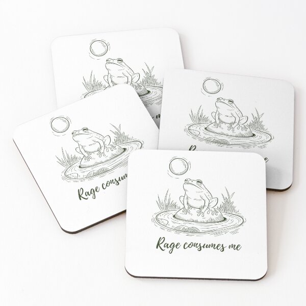 Item preview, Rage Consumes Me Frog designed and sold by FerminVigo.