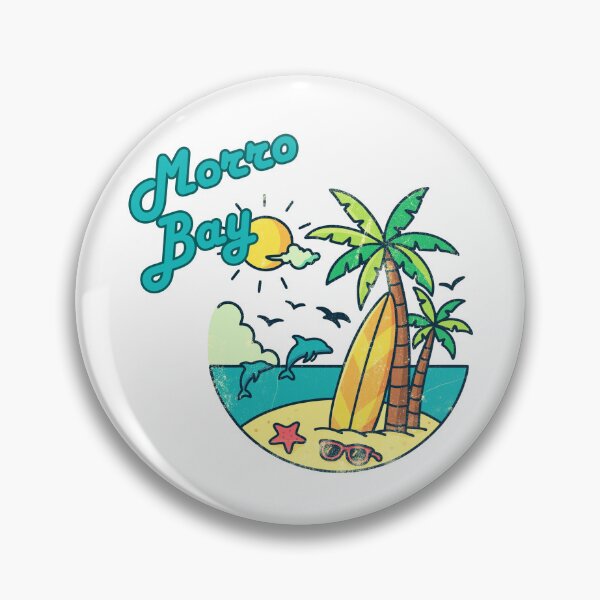 Item preview, Morro Bay Retro Vintage Surf T-Shirt | Beach Vacation Souvenir Gift designed and sold by DonnaRaine.