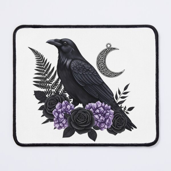 Item preview, Crystal Raven Moon Gift designed and sold by IllumeInk.