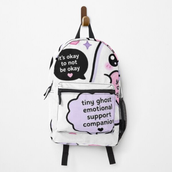 Item preview, Tiny Emotional Support Ghost Sticker designed and sold by THAMIM REALITY 2.0.
