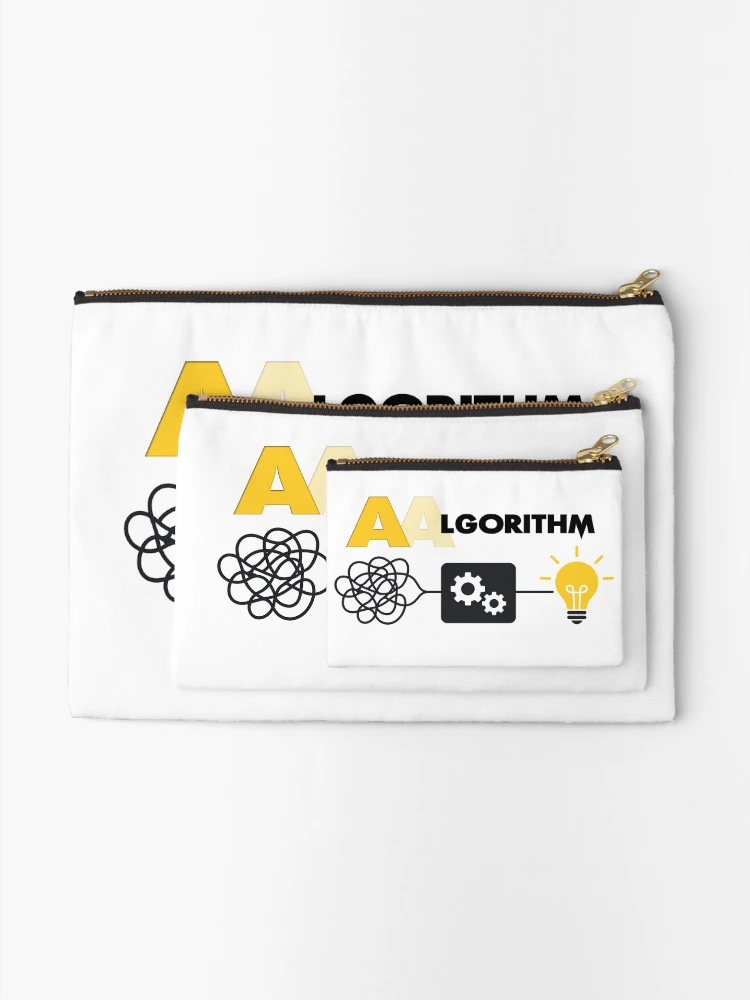 Thumbnail 2 of 4, Zipper Pouch, Algorithm designed and sold by RajkaLunari.