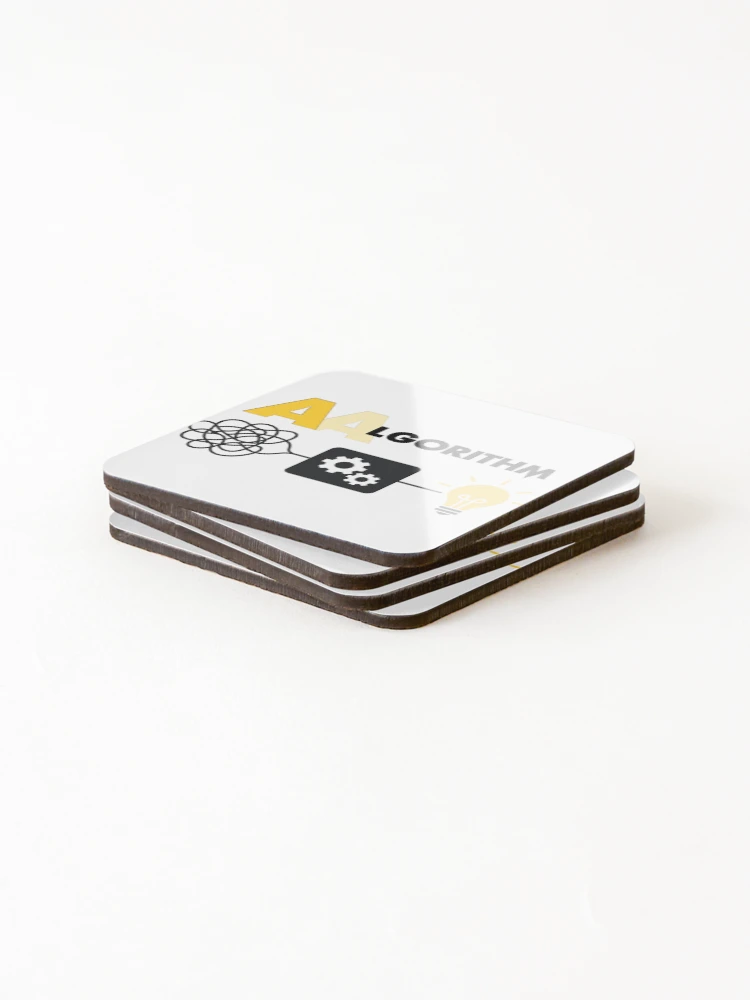 Thumbnail 4 of 5, Coasters (Set of 4), Algorithm designed and sold by RajkaLunari.