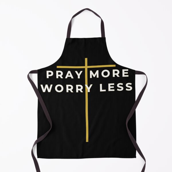 Item preview, Pray More Worry Less Cross Design – Christian Faith Inspiration designed and sold by RubenCrossArt.