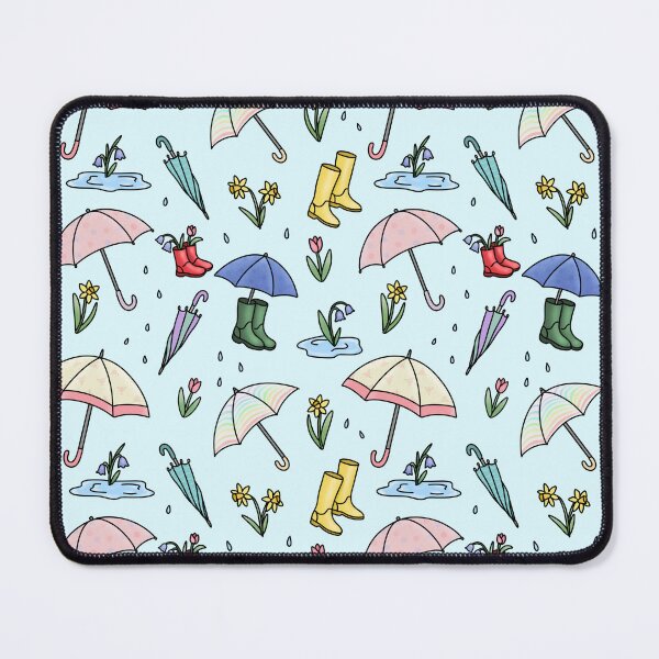 Item preview, April Showers Seamless Pattern designed and sold by ButterflyKissCollab.