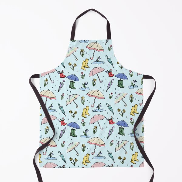 Item preview, April Showers Seamless Pattern designed and sold by ButterflyKissCollab.